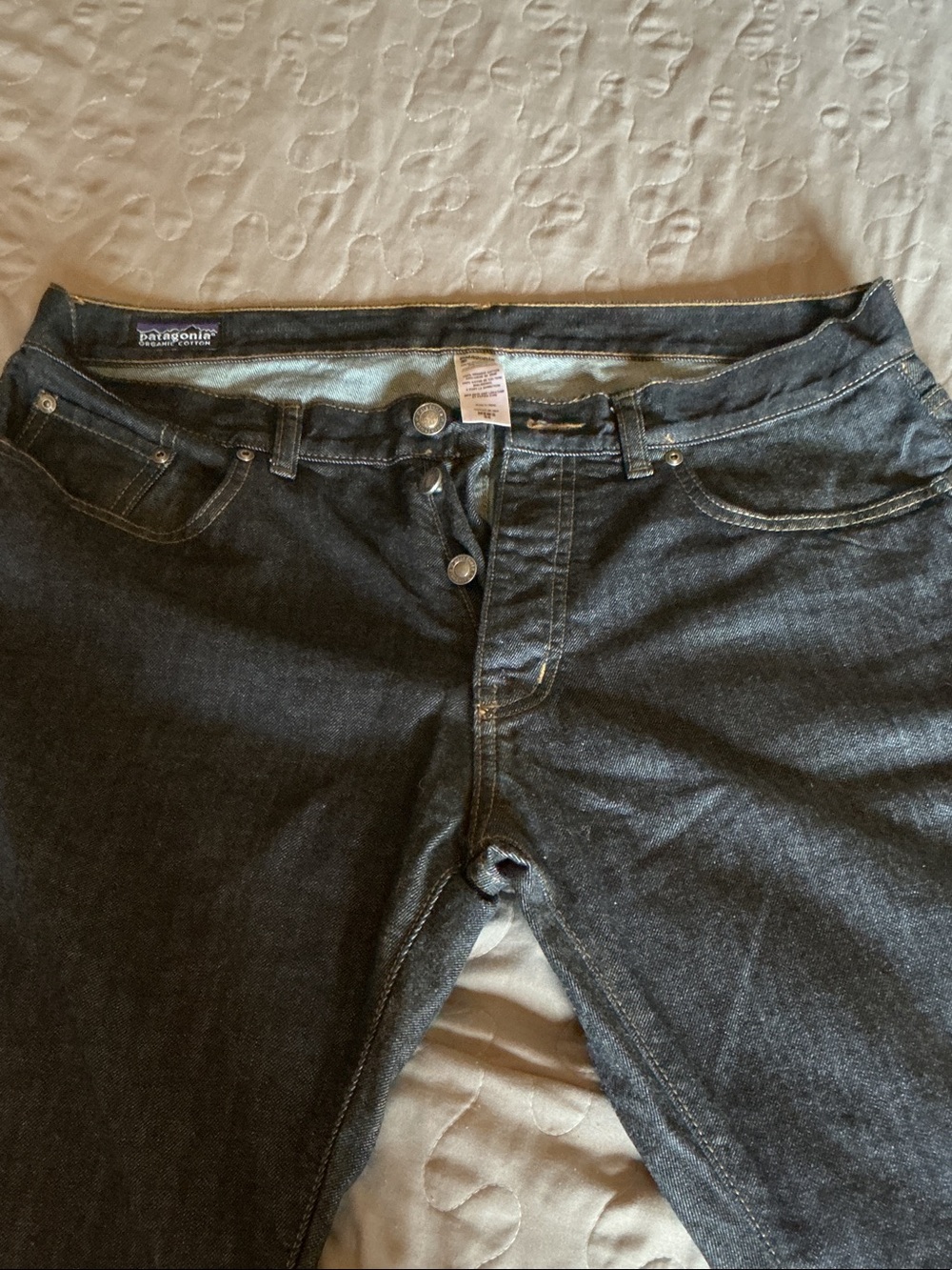 Patagonia Men's Straight Jeans in Dark Charcoal